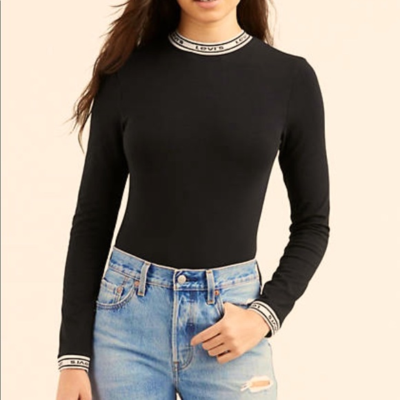 Levi's Tops - Levi’s long sleeve black bodysuit